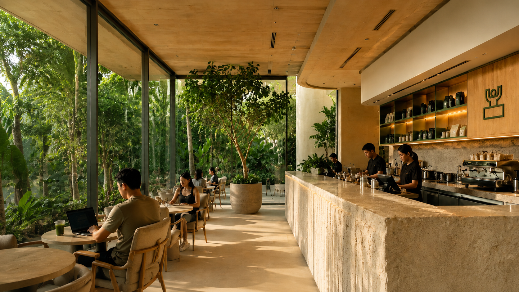 Purewyn cafe interior — Naga City